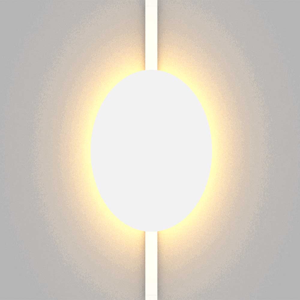 Luminaria led Eclipse white 9W 3000K 150°