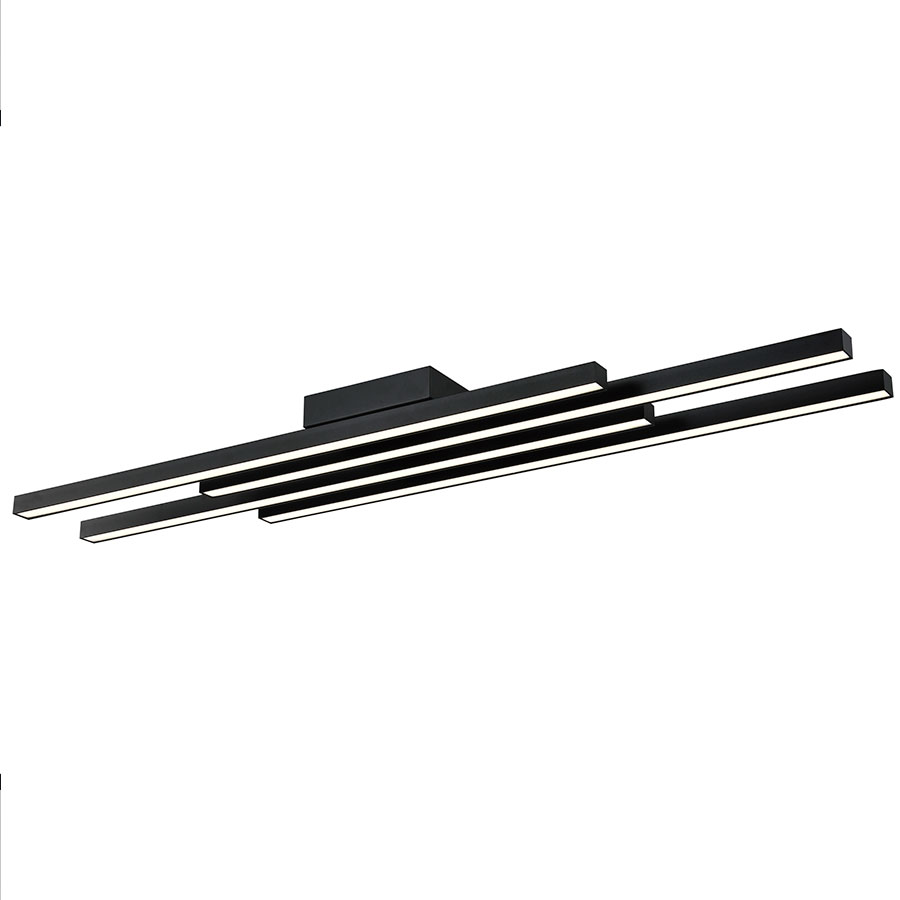 Lámpara led de tumbado Panels black 60W con 3CCT