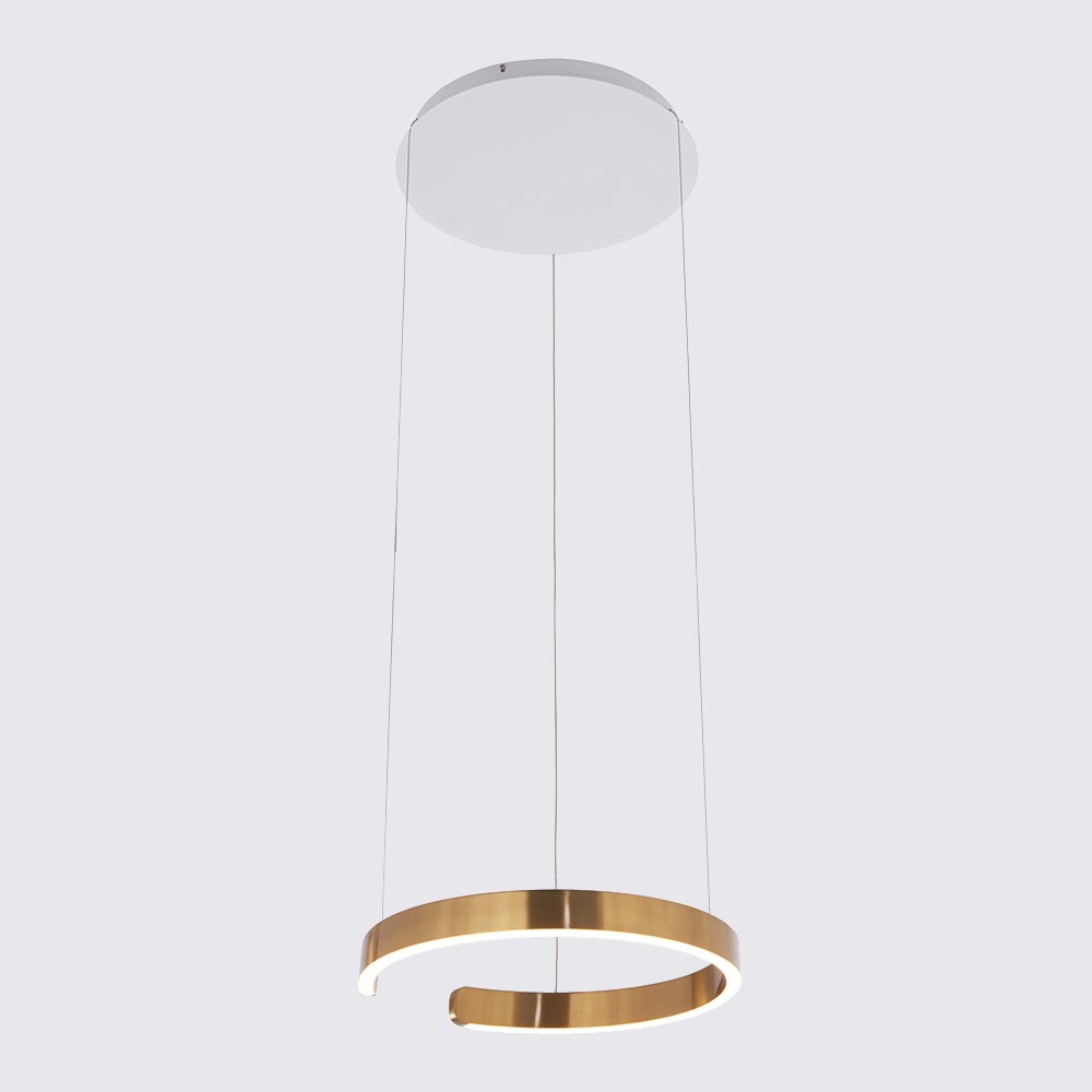 Lámpara colgante/tumbado Occhio 40cm gold