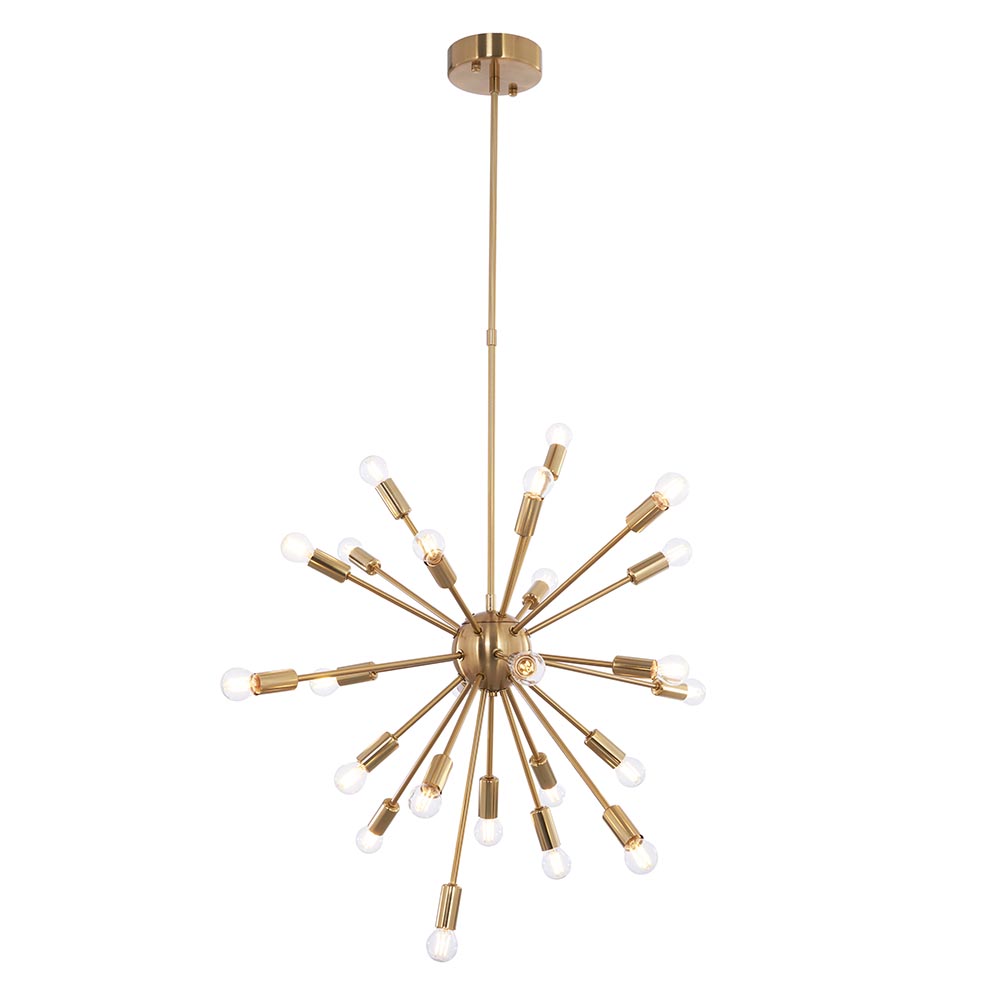 Lámpara colgante 24xE14 Sparkles gold