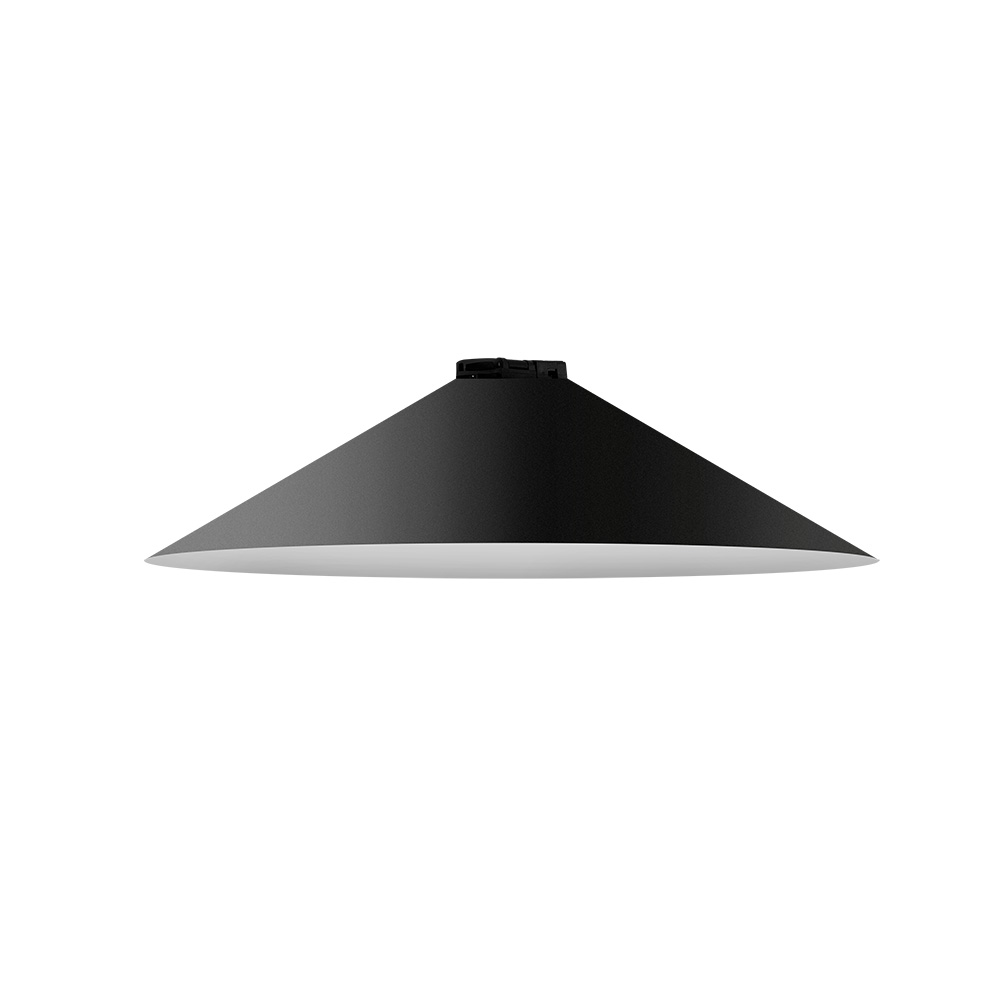Luminaria led Cone black 6W 3000K 150° para sistema Belt