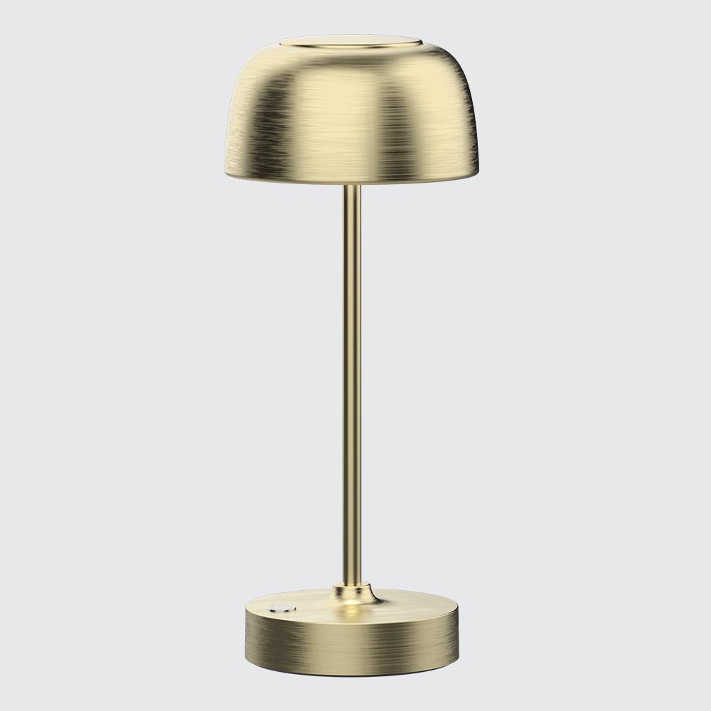 Lámpara recargarble Vylma brass c/led dimerizable