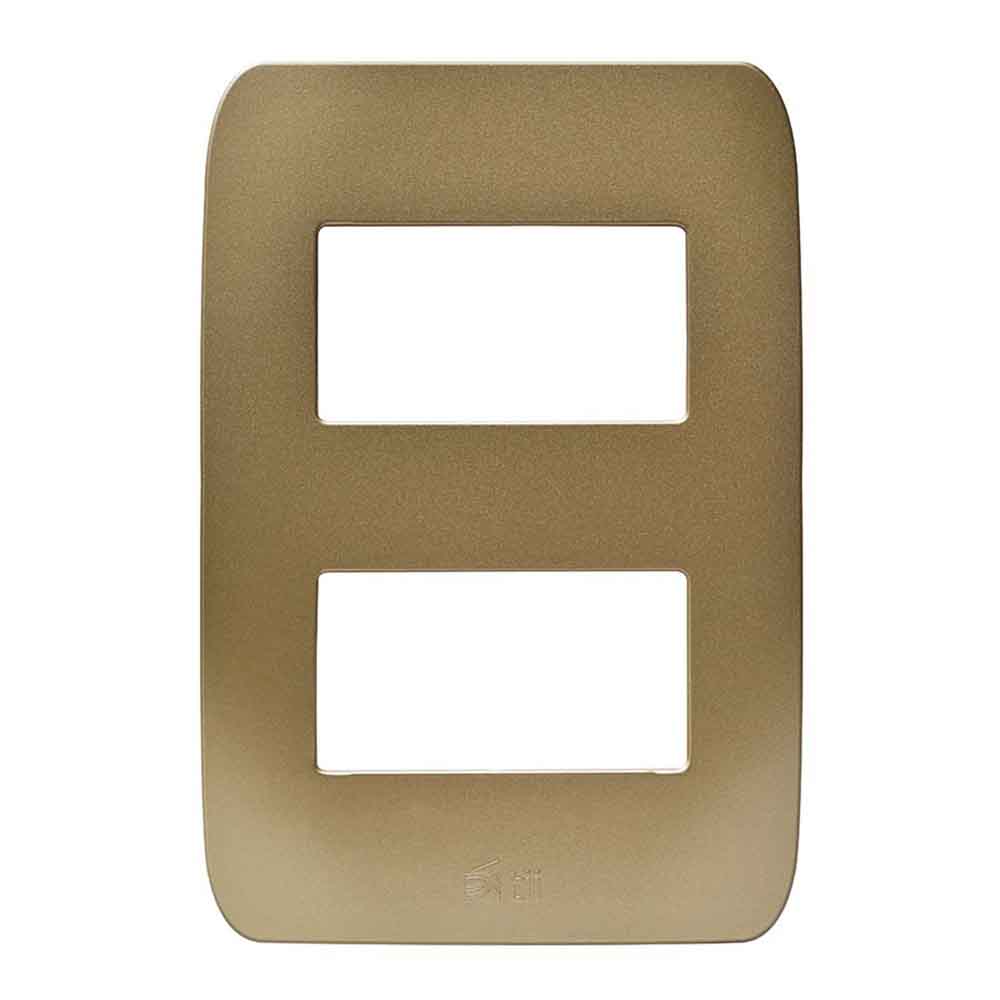 Placa 2 modulos oro Chatel