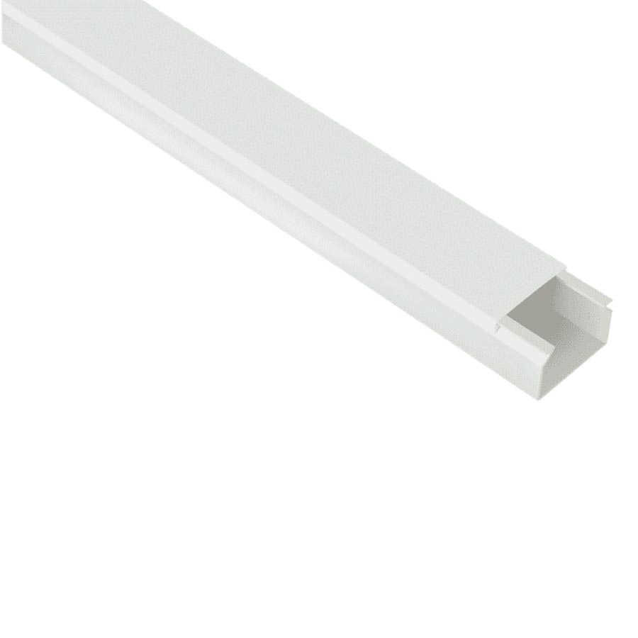 Canaleta PVC 15x10mm blanca con adhesivo KONEX