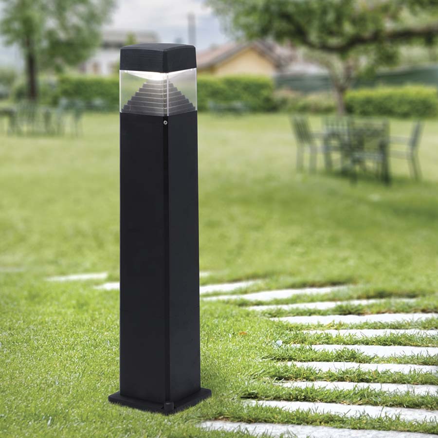 Bolardo GX53 Ester 800 negra