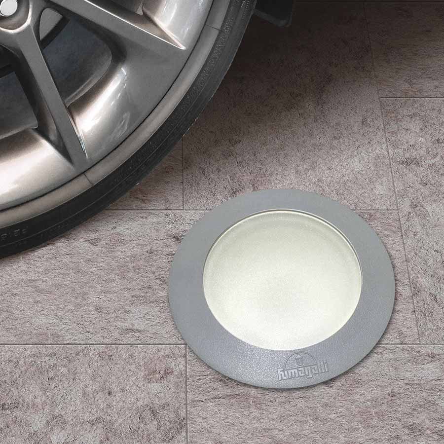 Luminaria de piso redonda Ceci 120 gris IP67