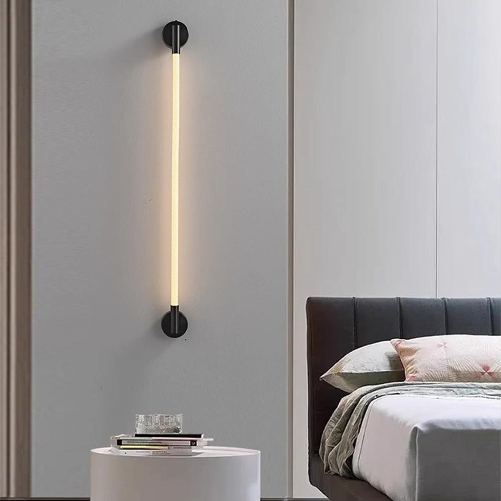 Lámpara LED de pared Flex 93 black con luz cálida 10W