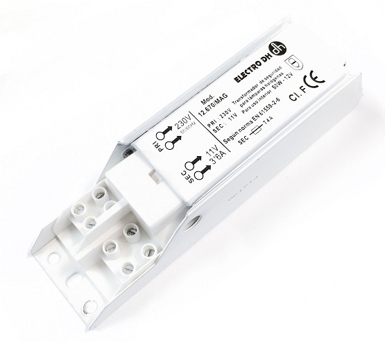 TRANSF. ELECTROMAGNETICO HALOGENOS 50W 120V - 12V ELECTROSTART