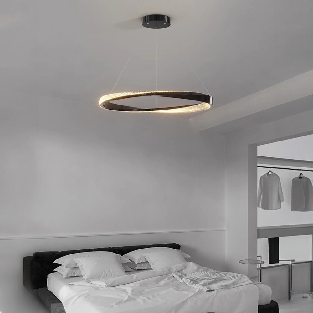 Lámpara LED colgante Memphis black 3CCT 39W