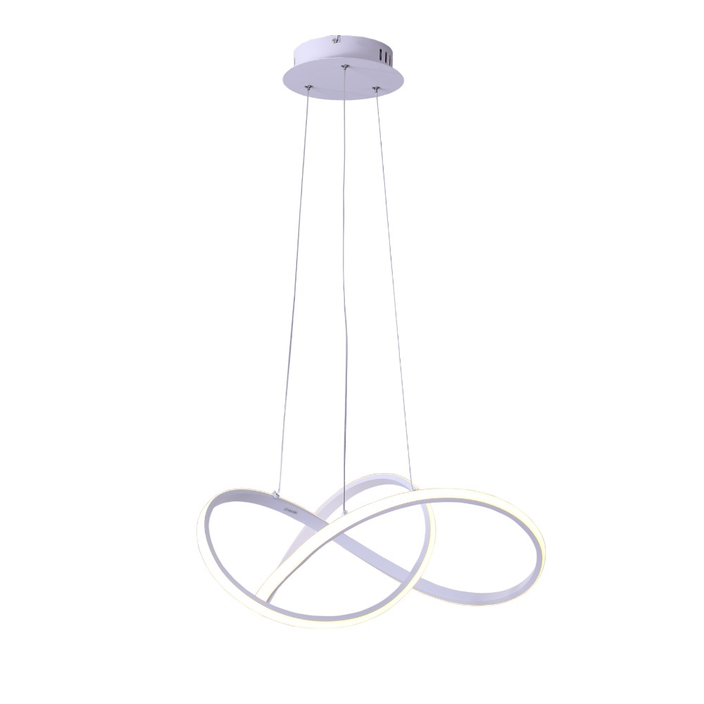 Lámpara LED colgante Theodora blanco con luz cálida 50W