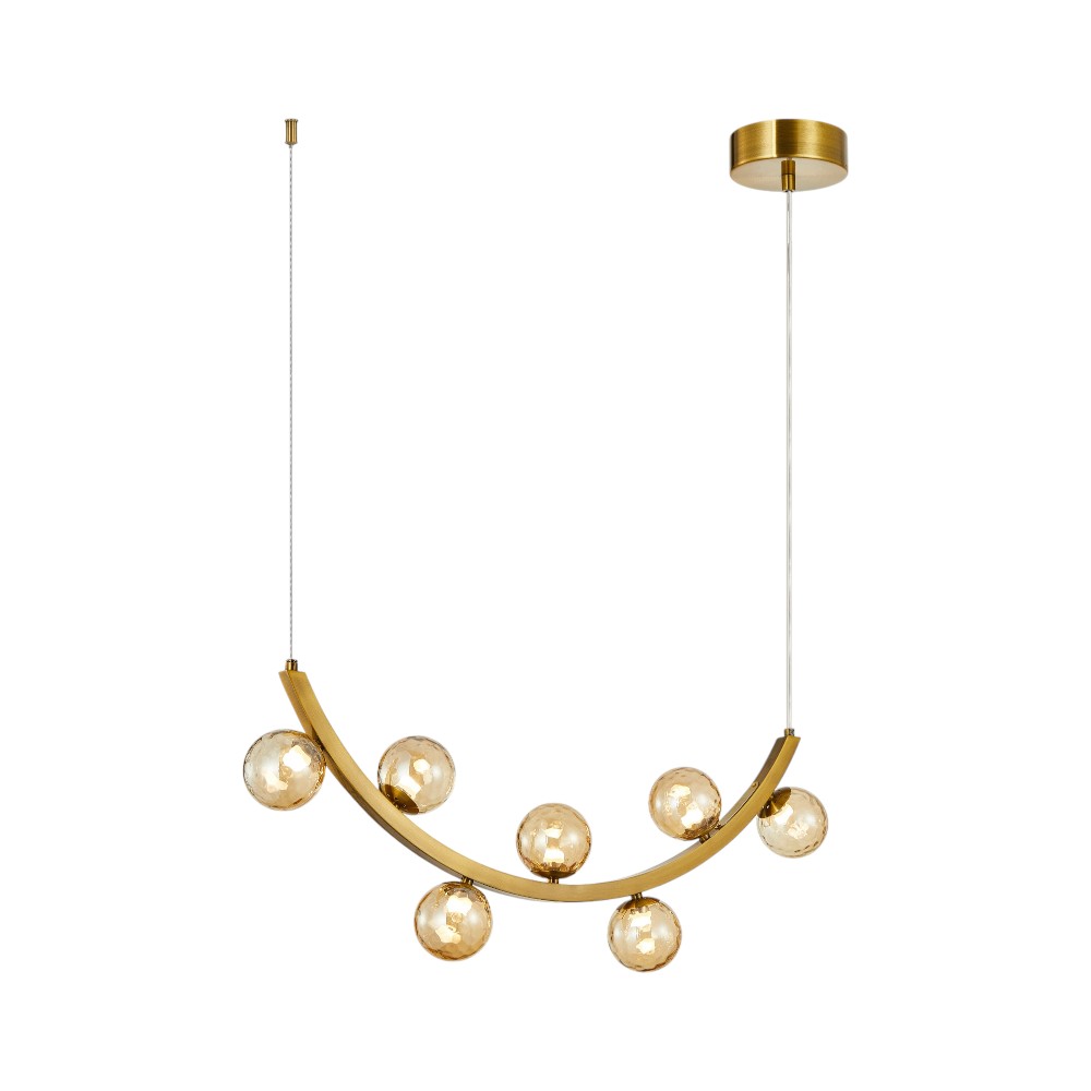 Lámpara colgante led Starry ambar